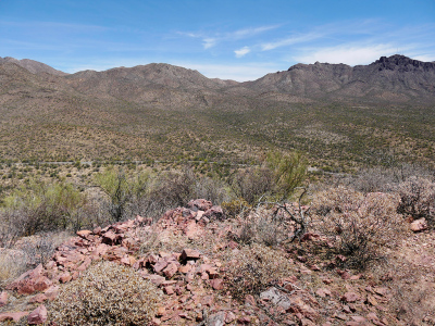 Along the Brown Mountain trail