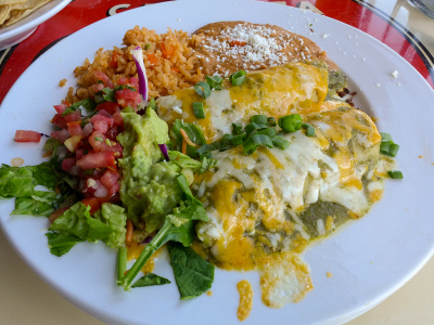 Carne seca burritos at El Charro