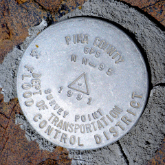 Pima County DOT GPS Survey Mark