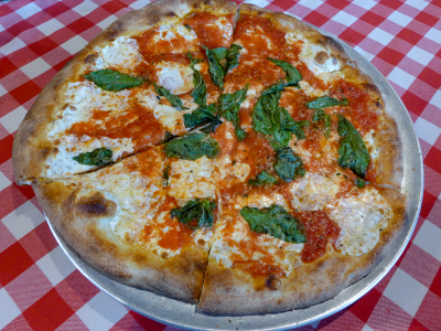 Margherita pizza at Grimaldi's!