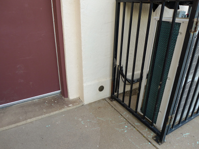The benchmark isn't in a very picturesque location, but it's in good condition and was an easy find.