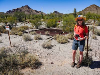 Unnamed mine opening near the trailhead