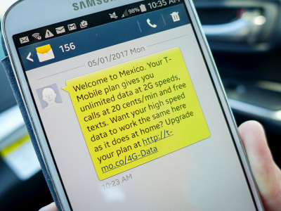 T-Mobile thinks we're in Mexico