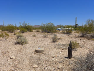 Looking NE toward Puerto Blanco Drive