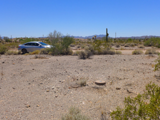 Looking S toward Puerto Blanco Drive and the Mexican border