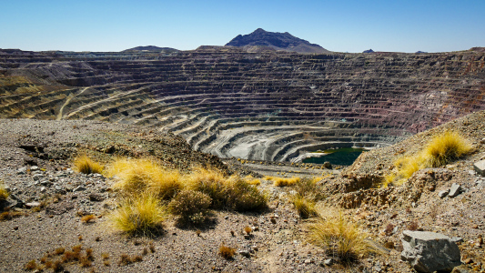 New Cornelia copper mine, viewed from the visitor center
