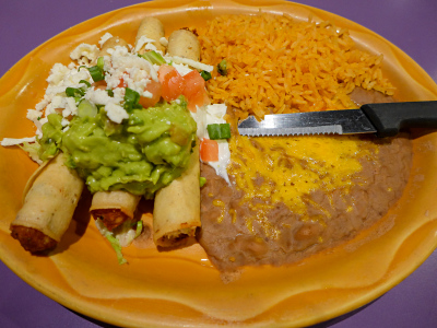 Chicken flautas
