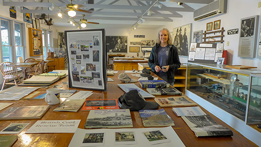 The coal mine museum contains a wealth of local history information!