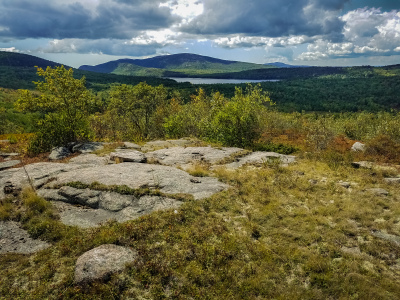 Eagle Lake is visible in the distance