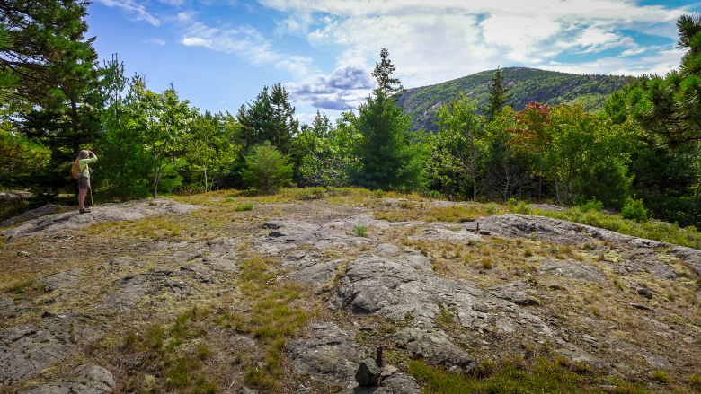 Looking toward Champlain from the summit