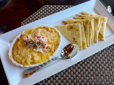 Crab & lobster dip at Paddy's