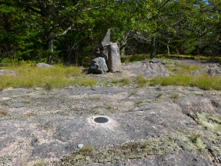 Looking toward the summit cairn