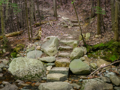 Crossing Kebo Brook