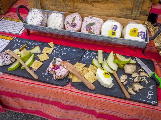 Artisan goat cheeses from Yellow Birch Farm