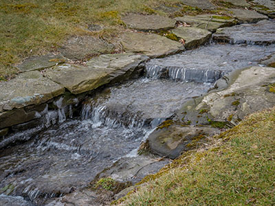 Recent snow melt results in a nice flow