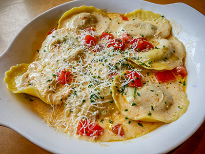 Portobello Mushroom Ravioli