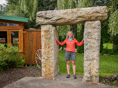 Zhanna at Stonehenge?