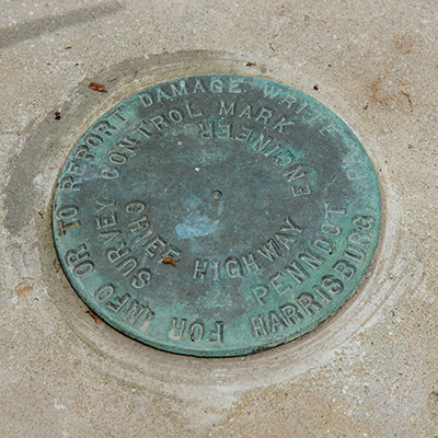 PennDOT Survey Control Mark