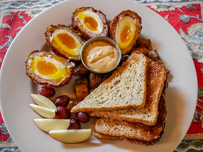 Scotch Eggs for Rich