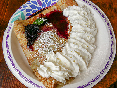 Blueberry Crêpe