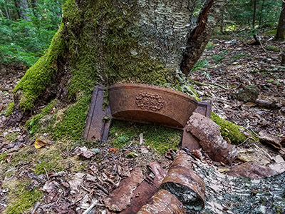 A heap of cast iron relics from a long-forgotten era.