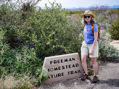 Along the Freeman Homestead trail