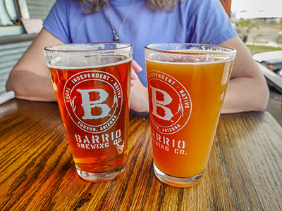 Ruby Red IPA and Copperhead Ale