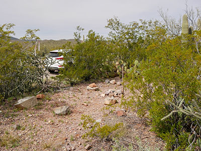 Looking SW toward Route 86