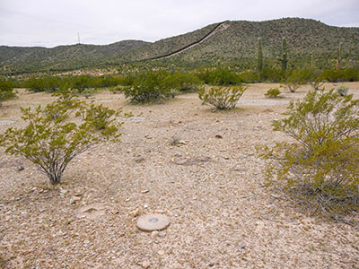 Looking SW toward the Mexican border