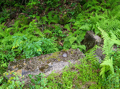 Eyelevel view of the disk on the culvert