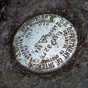 USGS Bench Mark Disk 212 LRP