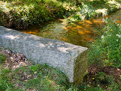 Eyelevel view of the washer on granite