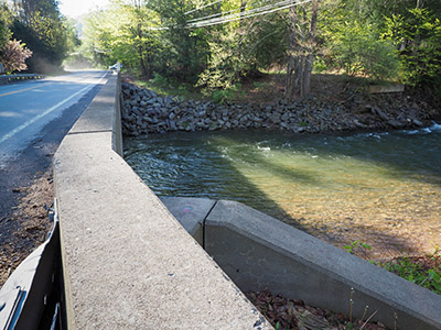 Looking ESE along Route 292