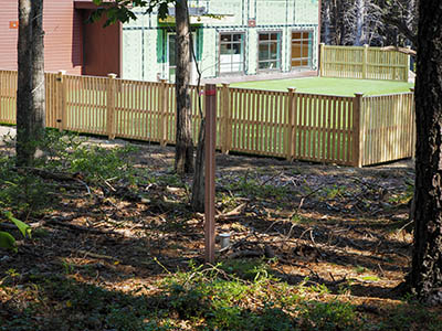 Looking NE toward new Jackson Lab construction