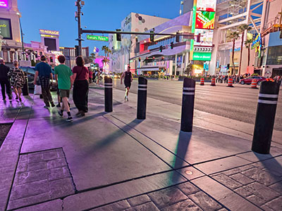 Looking N along Las Vegas Boulevard