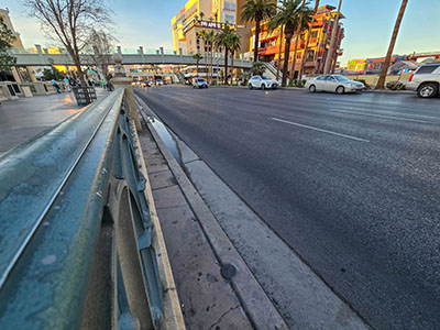 Looking N along Las Vegas Boulevard