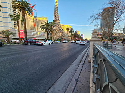 Looking S along Las Vegas Boulevard