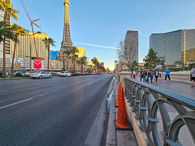 Looking S along Las Vegas Boulevard