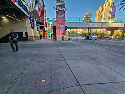 Looking S along Las Vegas Boulevard