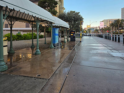 Looking N along Las Vegas Boulevard