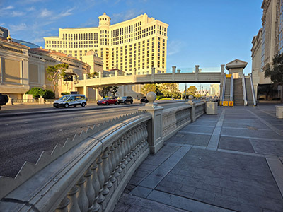 Looking SW toward Bellagio