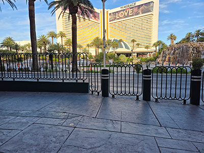 Looking W across Las Vegas Boulevard