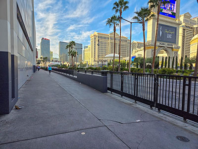 Looking SW along Las Vegas Boulevard