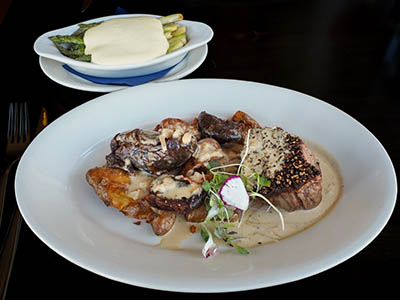 Filet mignon au poivre