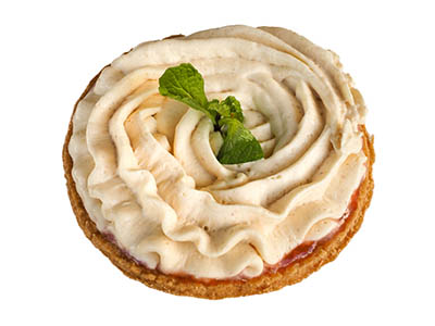 strawberry-rhubarb cream cheese tart