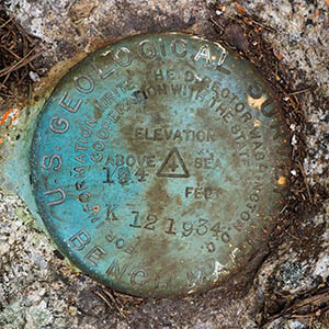 USGS Bench Mark Disk K 12