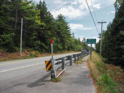 The town line sign referred to in earlier recovery notes