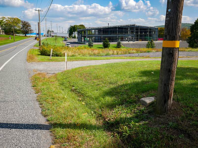 Looking E along Route 443