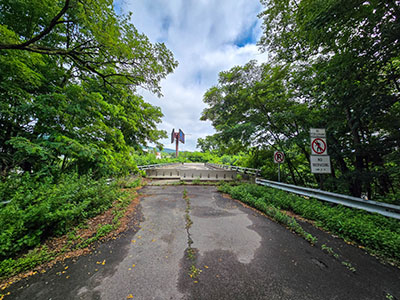 The area is technically posted, but it should be easy to obtain access if necessary.