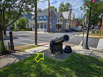 Looking NW toward the corner of Monroe St. and N. 7th St.
